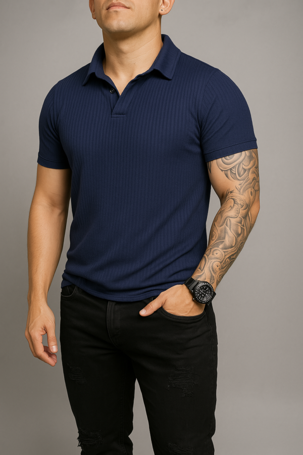 Playera Cuello Polo Media - Imagen 5