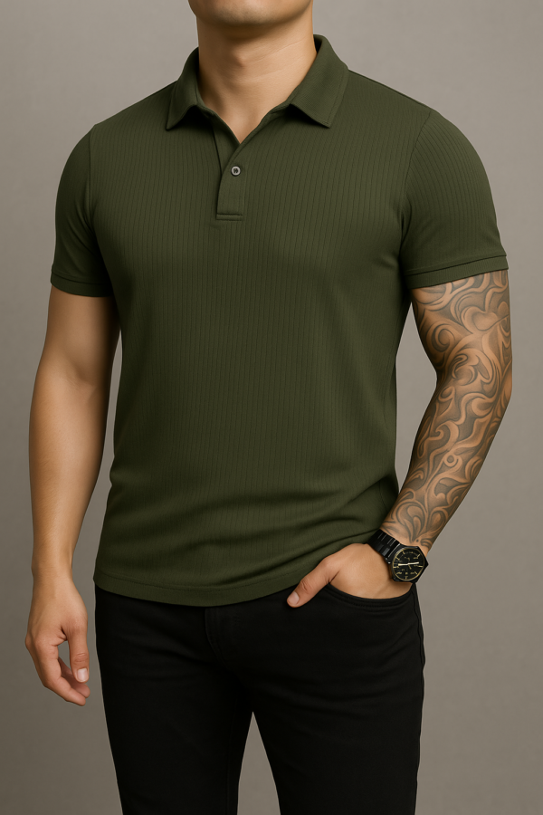 Playera Cuello Polo Media - Imagen 3